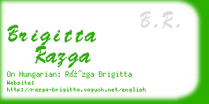 brigitta razga business card